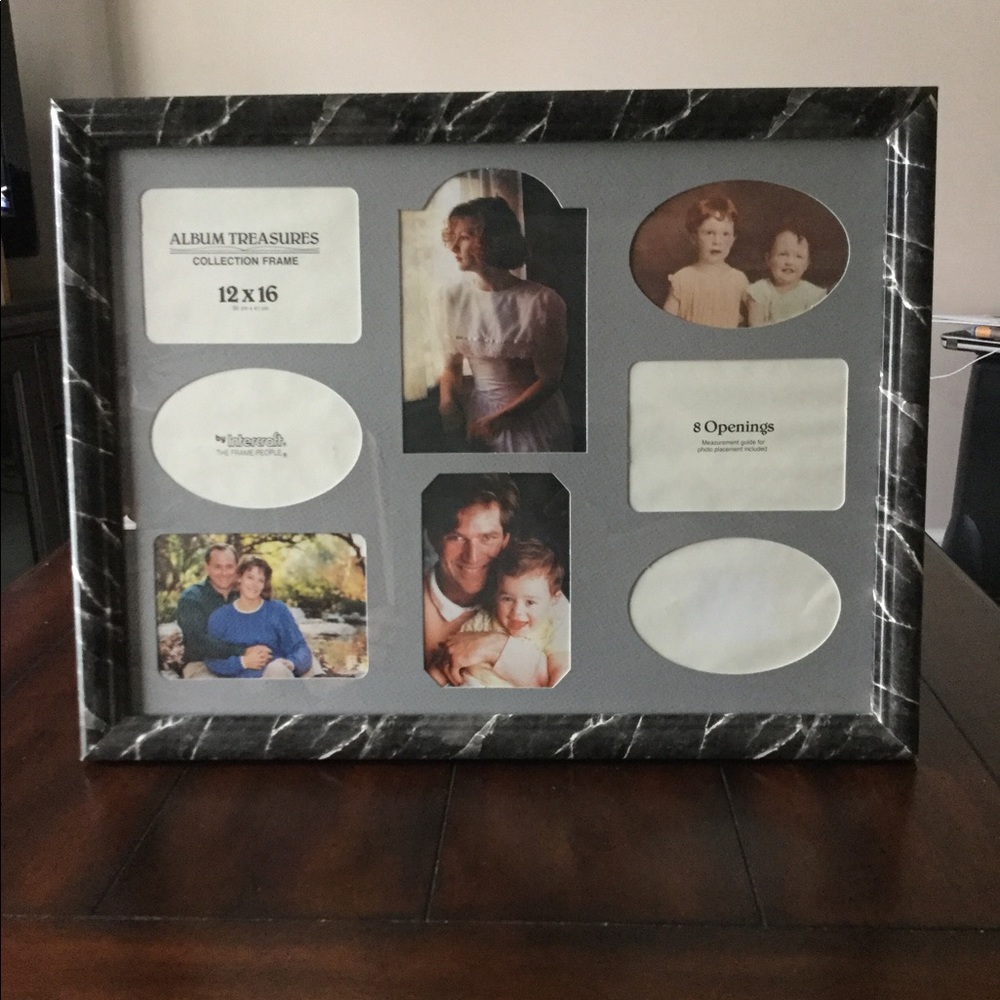 4 Marble Design Picture Frames